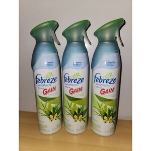Lot Of 3~Febreze Air Effects With GAIN-9.7 oz (275 g)‎ Ea-NEW~DISCONTINUED STOCK